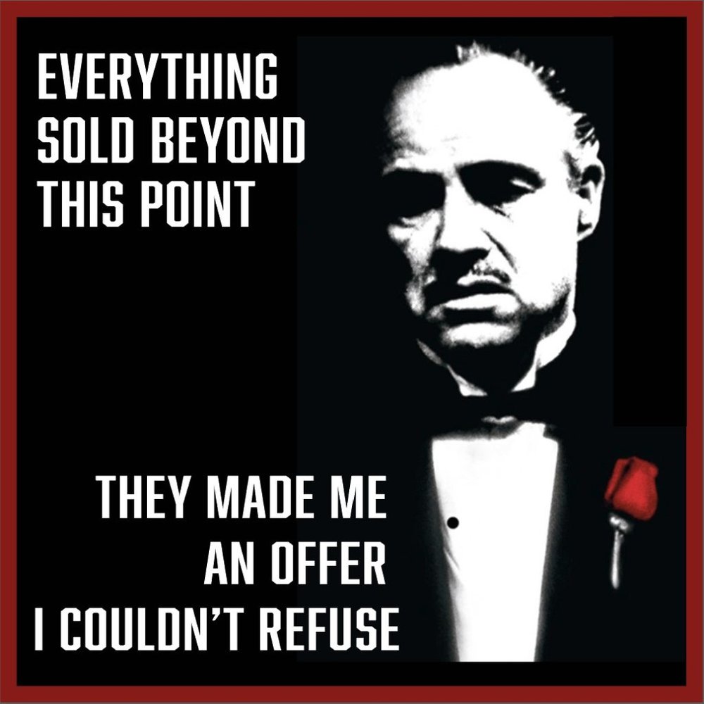 Everything Sold Beyond This Point